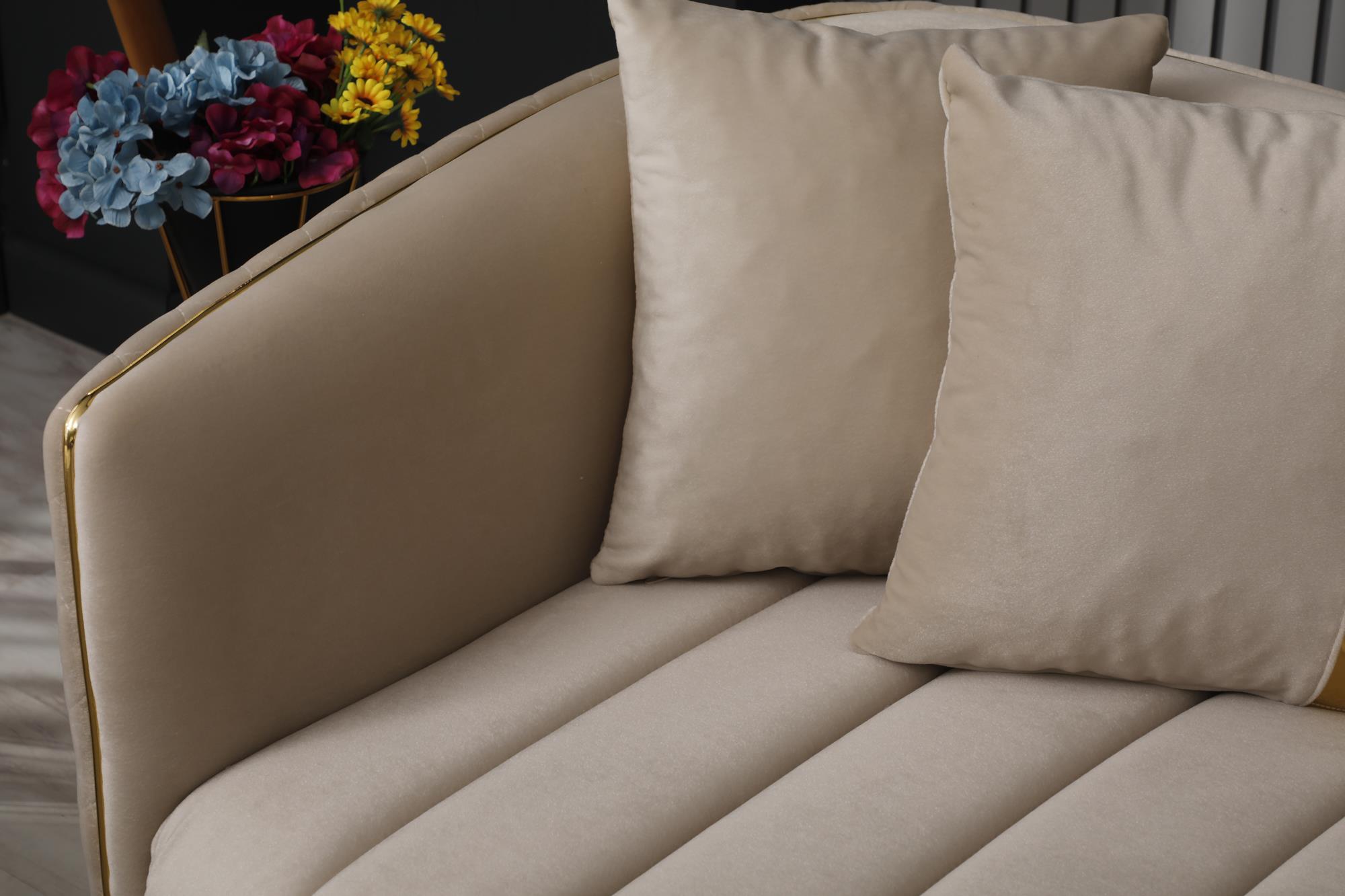 Toronto Stationary Sofa Cream