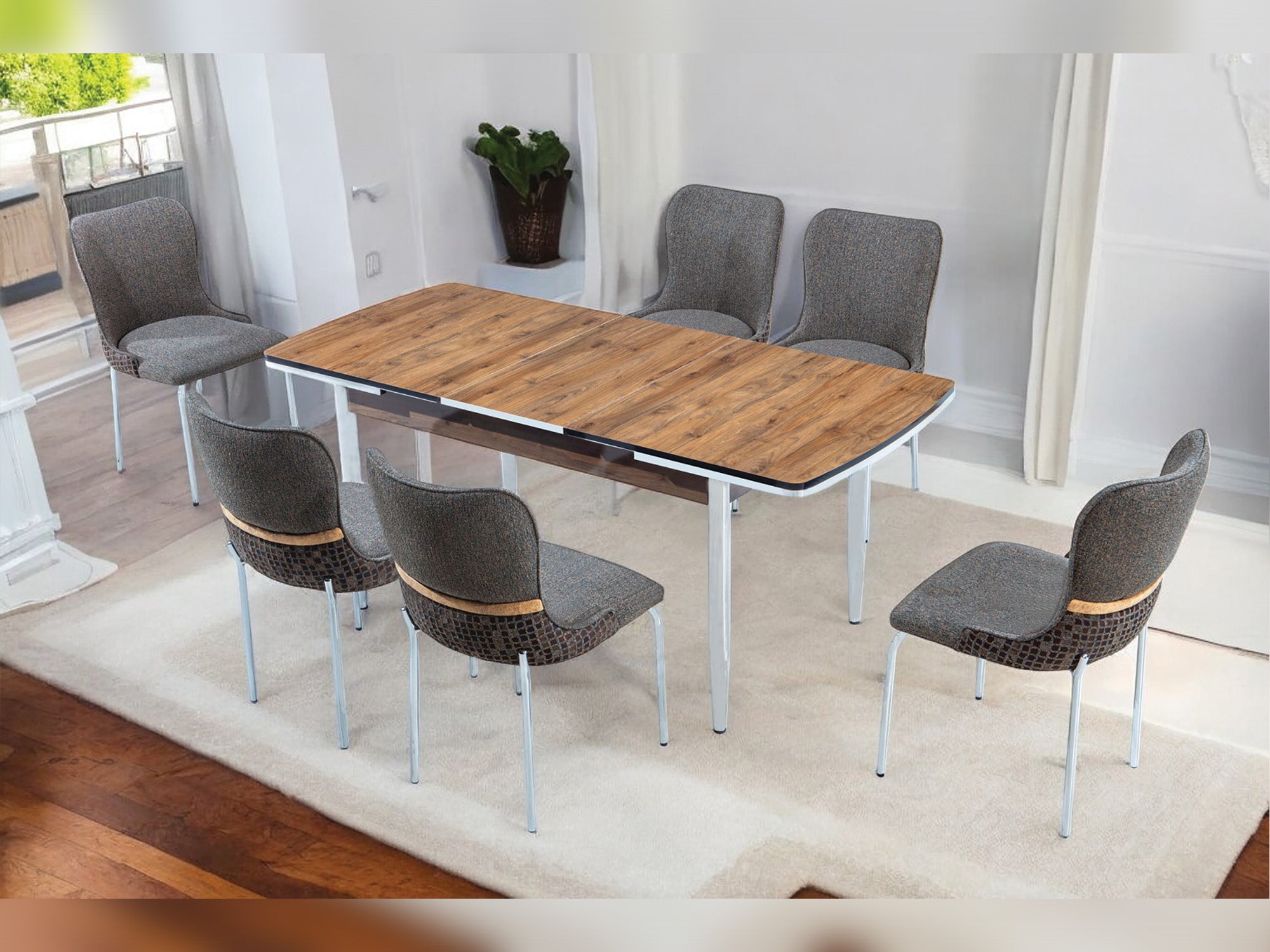 Inci Diningroom (Dining Table & 6 Dining Chair)