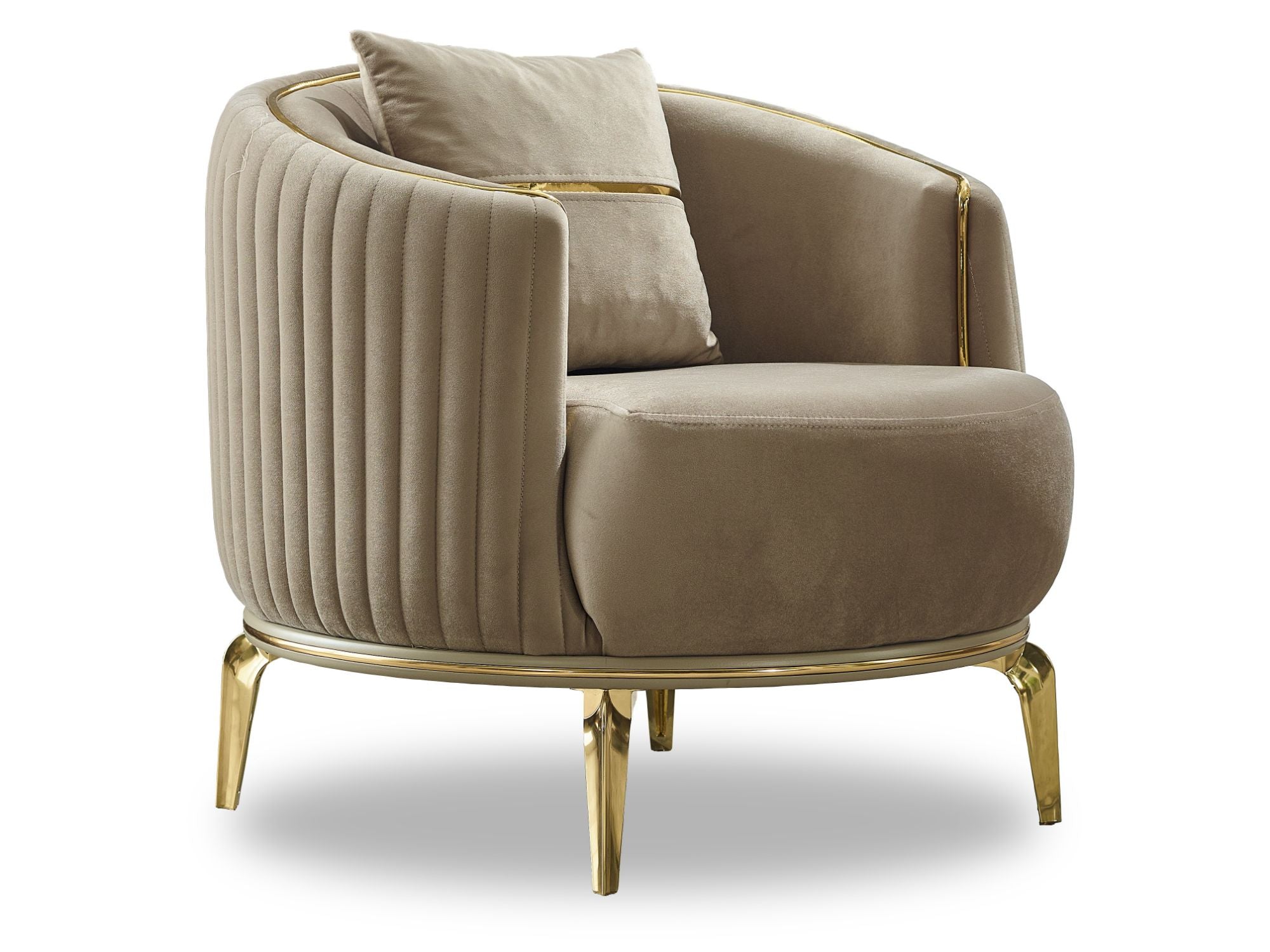 Armchair gold online legs