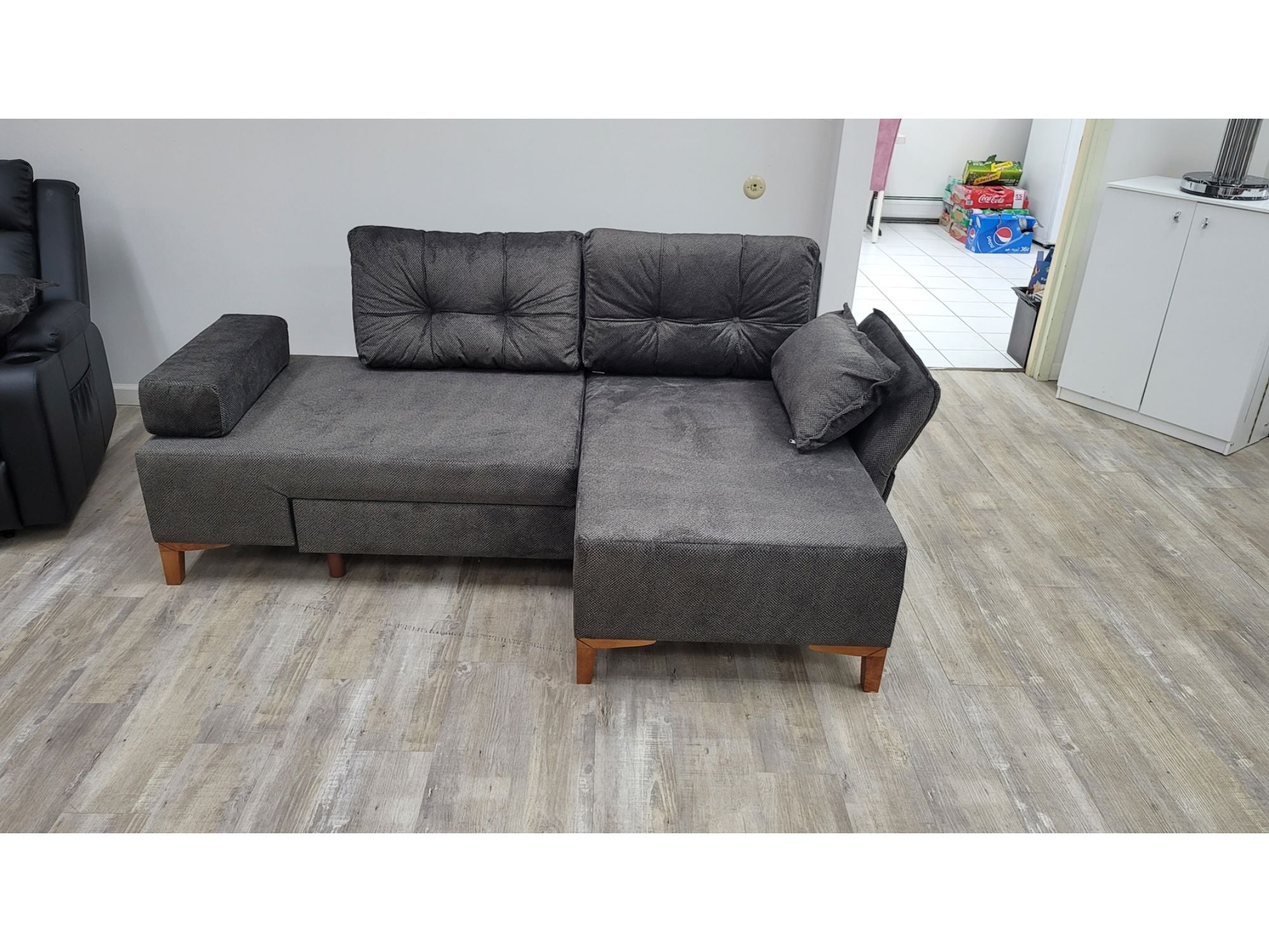 Napoli Sectional 2L Grey