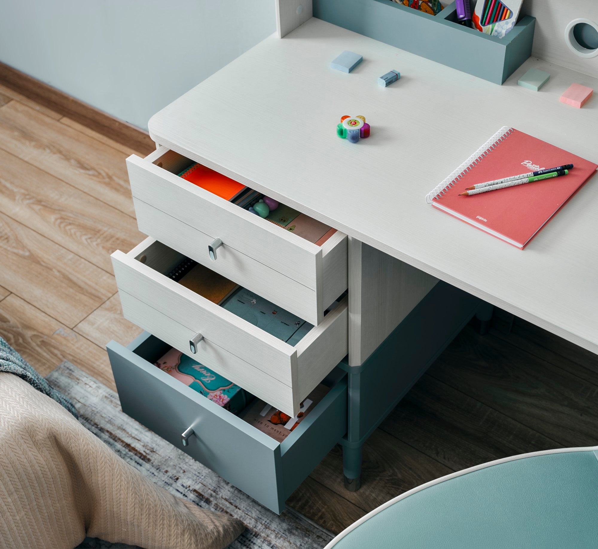 Marin Study Desk With Top Module