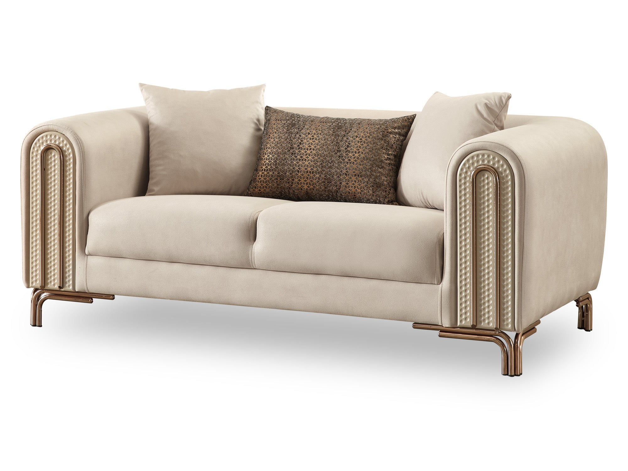 Cream colored deals loveseat