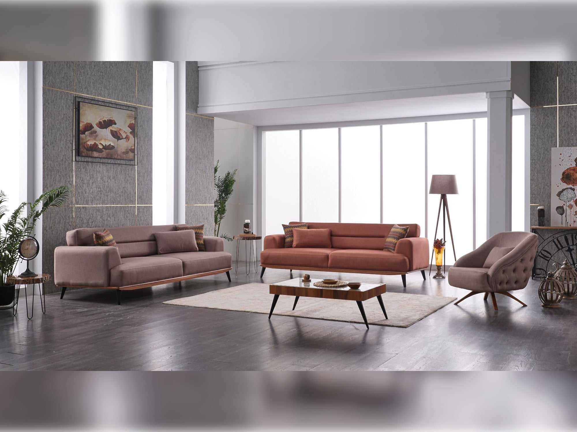 Marsilya Convertible Sofa