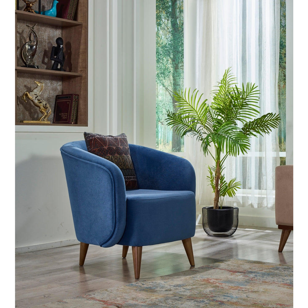 Two best sale blue chairs